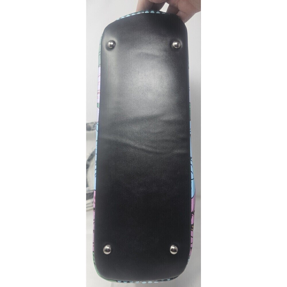 Sto-etic Faux Leather Grab N Go Floral Tote Laptop Diaper Bag - Picture 6 of 14